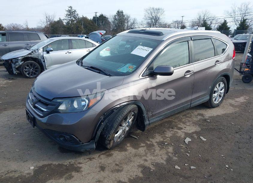 Photo 2 of 2013 Honda Cr-v EX-L (VIN 5J6RM4H78DL049496)