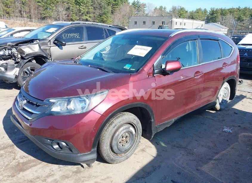 Photo 2 of 2014 Honda Cr-v EX-L (VIN 5J6RM4H78EL014667)