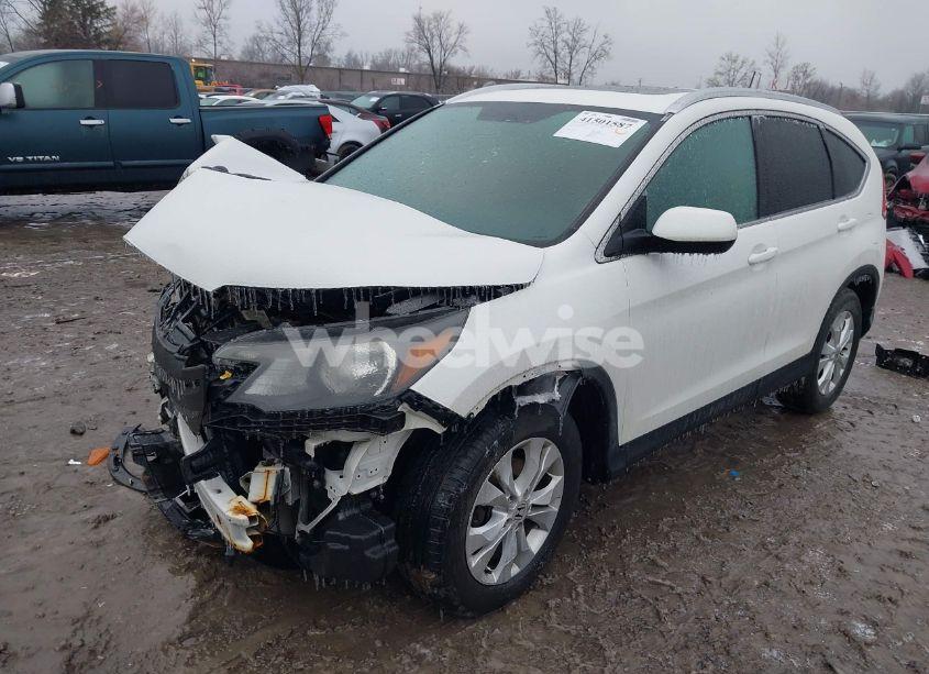 Photo 2 of 2014 Honda Cr-v EX-L (VIN 5J6RM4H78EL032330)