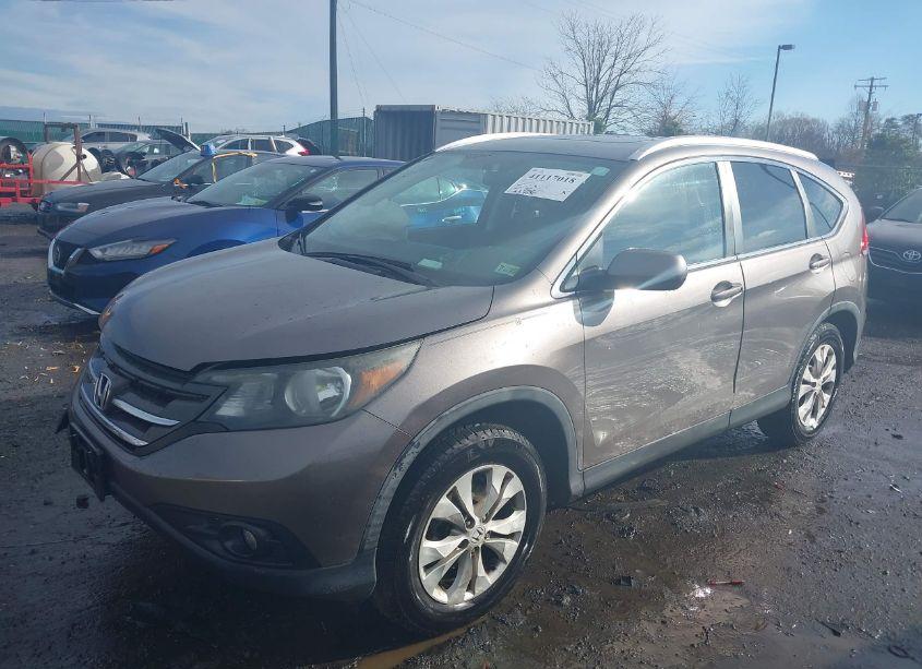 Photo 2 of 2013 Honda Cr-v EX-L (VIN 5J6RM4H79DL006382)