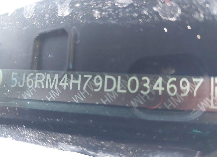 Photo 9 of 2013 Honda Cr-v EX-L (VIN 5J6RM4H79DL034697)