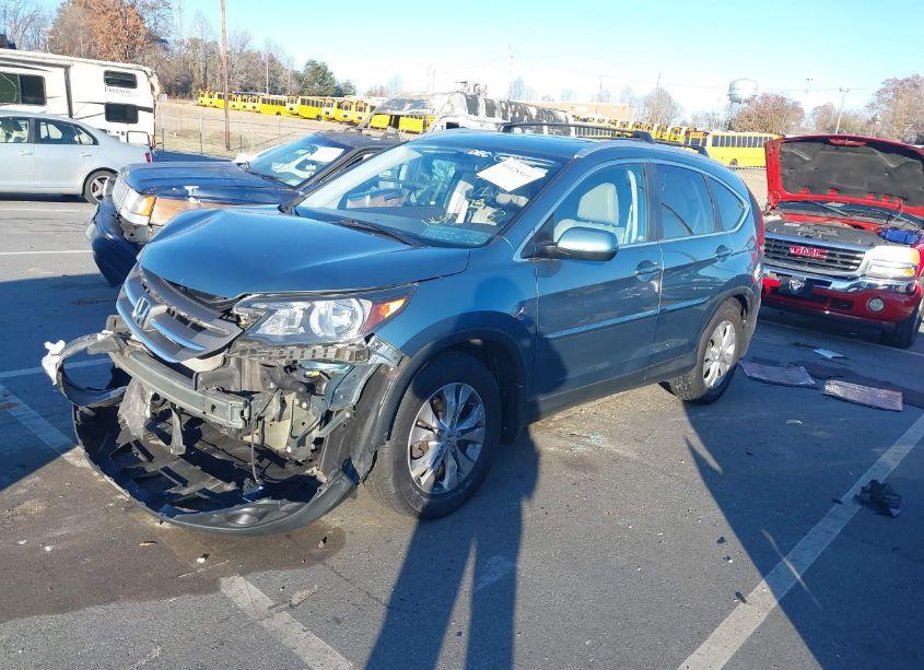 Photo 2 of 2013 Honda Cr-v EX-L (VIN 5J6RM4H79DL037955)