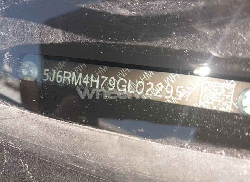 Photo 17 of 2016 Honda Cr-v EX-L (VIN 5J6RM4H79GL022957)