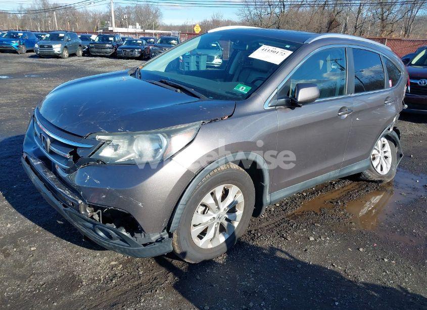 Photo 2 of 2013 Honda Cr-v EX-L (VIN 5J6RM4H7XDL009050)