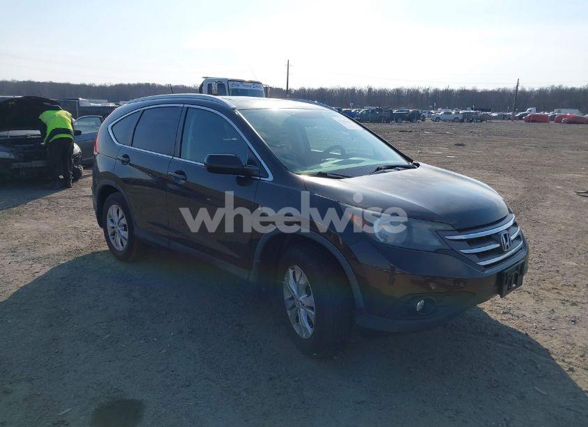 2013 Honda Cr-v EX-L (VIN 5J6RM4H7XDL046745) main photo