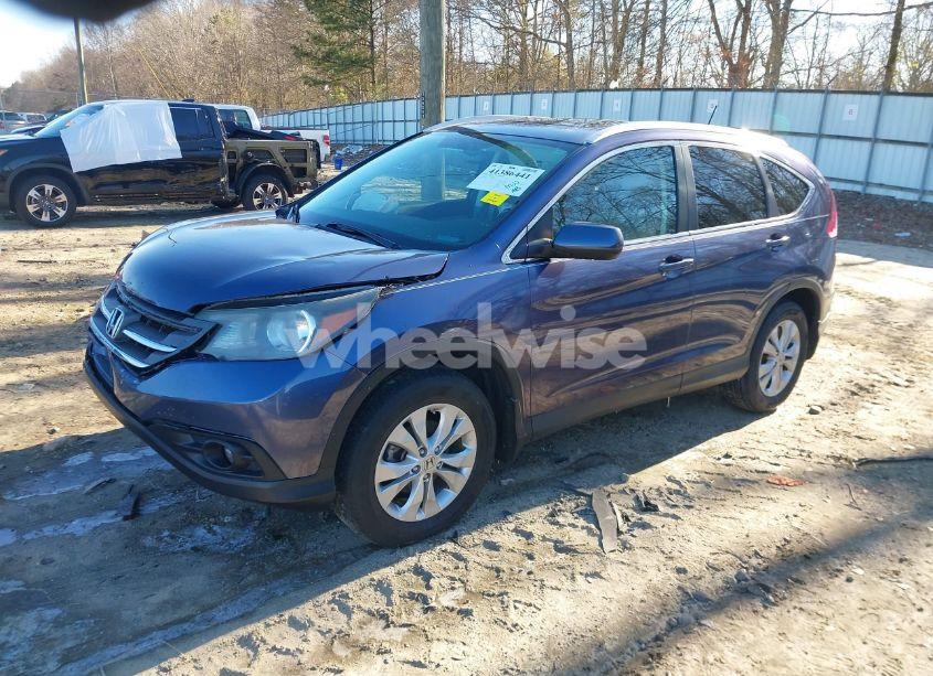 Photo 2 of 2013 Honda Cr-v EX-L (VIN 5J6RM4H7XDL059902)