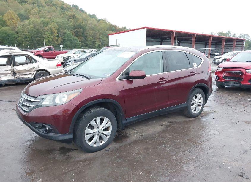 Photo 2 of 2013 Honda Cr-v EX-L (VIN 5J6RM4H7XDL070401)