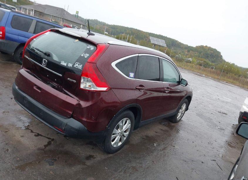 Photo 4 of 2013 Honda Cr-v EX-L (VIN 5J6RM4H7XDL070401)