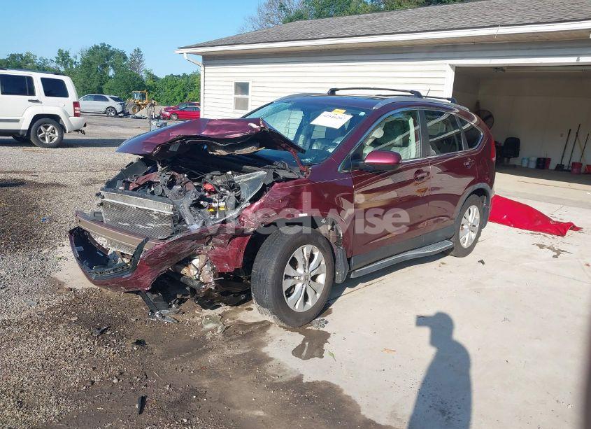 Photo 2 of 2014 Honda Cr-v EX-L (VIN 5J6RM4H7XEL006327)