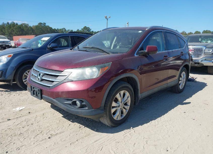 Photo 2 of 2014 Honda Cr-v EX-L (VIN 5J6RM4H7XEL093386)