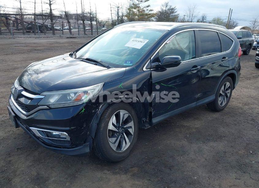 Photo 2 of 2015 Honda Cr-v TOURING (VIN 5J6RM4H90FL062330)