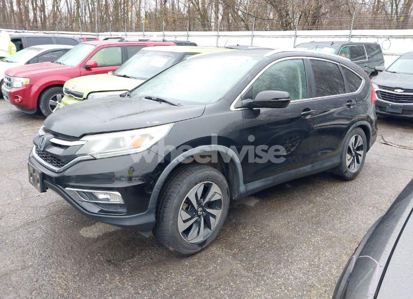 Photo 2 of 2015 Honda Cr-v TOURING (VIN 5J6RM4H92FL036554)