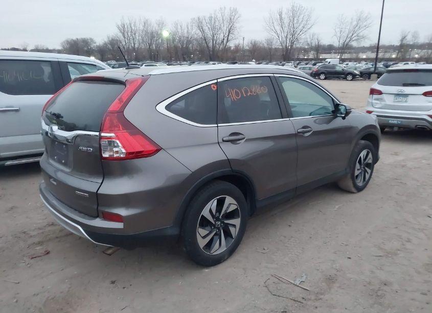 Photo 4 of 2016 Honda Cr-v TOURING (VIN 5J6RM4H93GL114213)