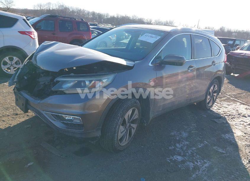 Photo 2 of 2015 Honda Cr-v TOURING (VIN 5J6RM4H94FL016788)