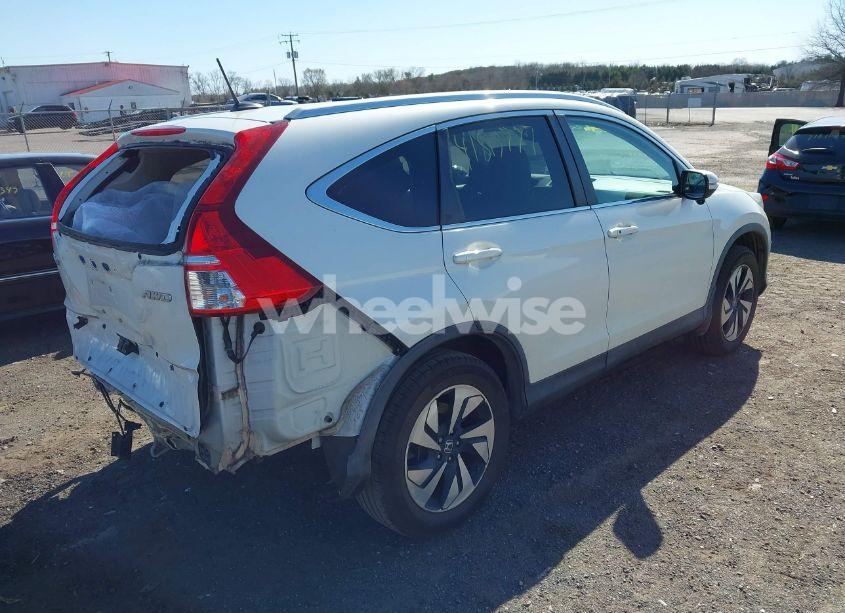Photo 4 of 2015 Honda Cr-v TOURING (VIN 5J6RM4H95FL089345)