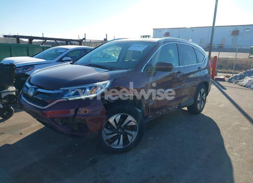 Photo 2 of 2015 Honda Cr-v TOURING (VIN 5J6RM4H95FL120741)
