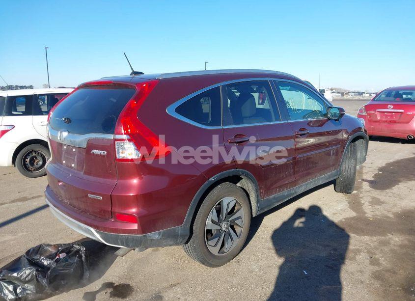 Photo 4 of 2015 Honda Cr-v TOURING (VIN 5J6RM4H95FL120741)