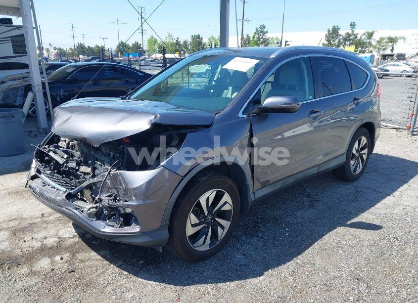 Photo 2 of 2015 Honda Cr-v TOURING (VIN 5J6RM4H97FL112835)