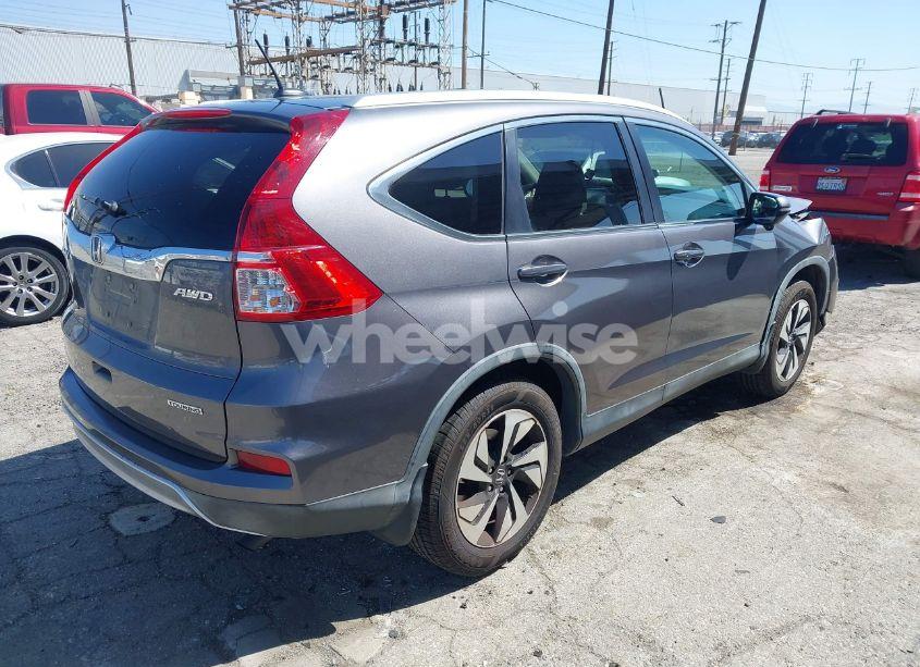 Photo 4 of 2015 Honda Cr-v TOURING (VIN 5J6RM4H97FL112835)