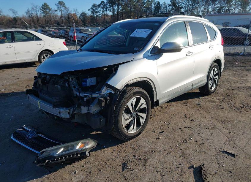 Photo 2 of 2015 Honda Cr-v TOURING (VIN 5J6RM4H98FL076220)