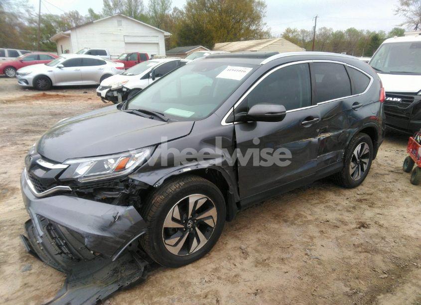 Photo 2 of 2015 Honda Cr-v TOURING (VIN 5J6RM4H98FL099075)