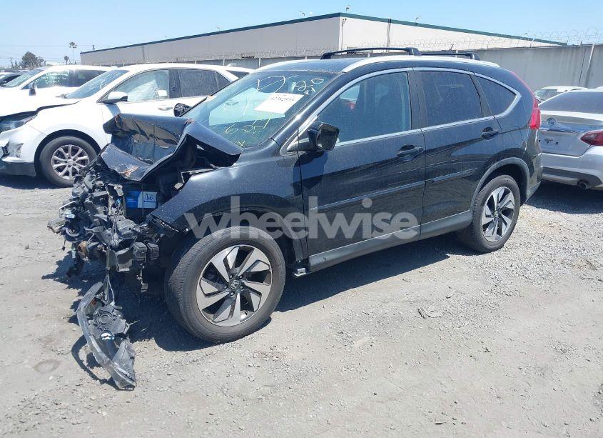 Photo 2 of 2016 Honda Cr-v TOURING (VIN 5J6RM4H99GL136118)