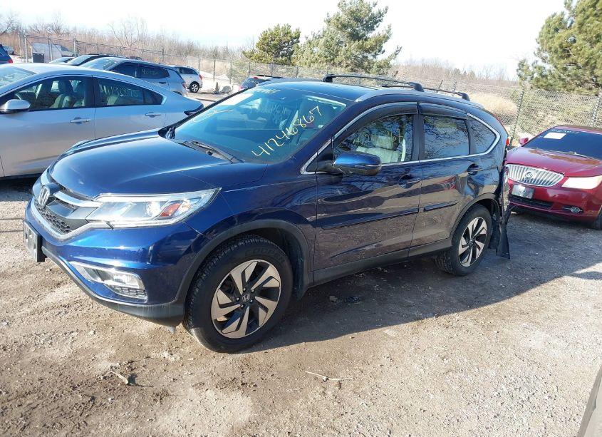 Photo 2 of 2015 Honda Cr-v TOURING (VIN 5J6RM4H9XFL081385)
