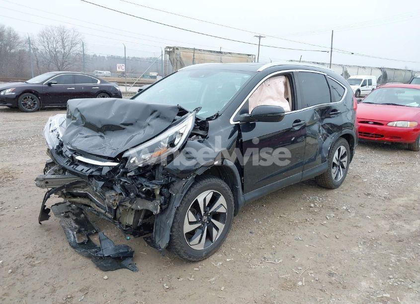 Photo 2 of 2015 Honda Cr-v TOURING (VIN 5J6RM4H9XFL122694)