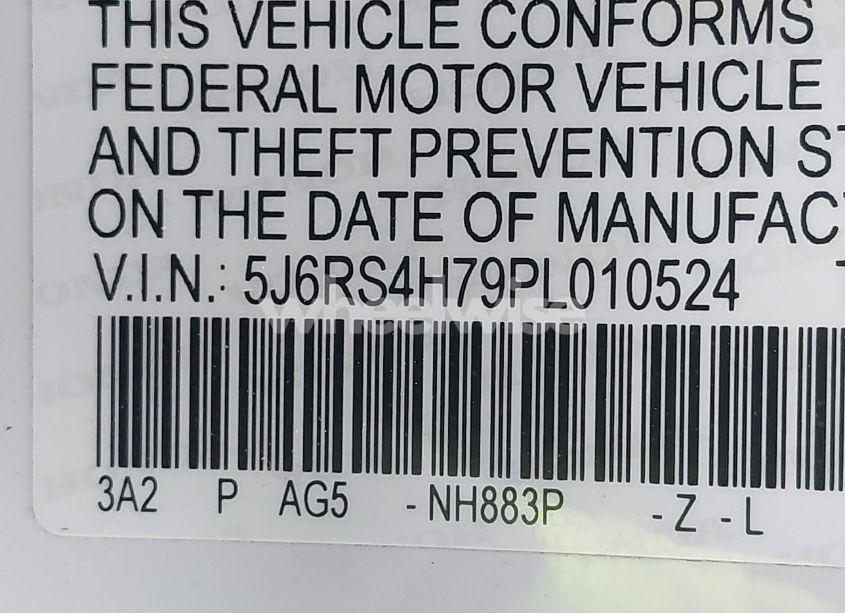 Photo 9 of 2023 Honda Cr-v EX-L AWD (VIN 5J6RS4H79PL010524)