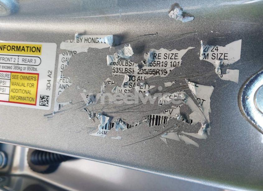 Photo 9 of 2025 Honda Cr-v HYBRID SPORT-L (VIN 5J6RS6H83SL001606)