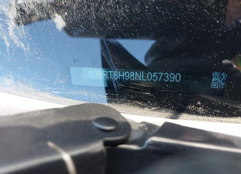 Photo 9 of 2022 Honda Cr-v HYBRID TOURING (VIN 5J6RT6H98NL057390)