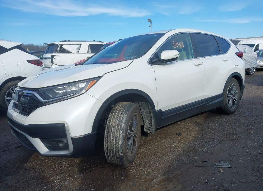 Photo 2 of 2021 Honda Cr-v AWD EX-L (VIN 5J6RW2H83ML001847)