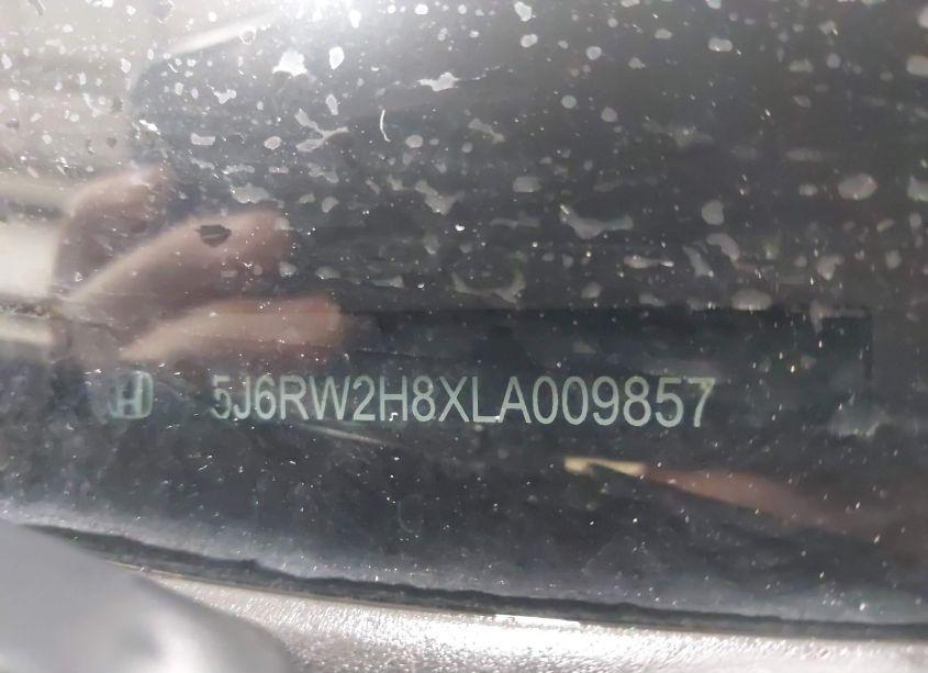 Photo 9 of 2020 Honda Cr-v AWD EX-L (VIN 5J6RW2H8XLA009857)