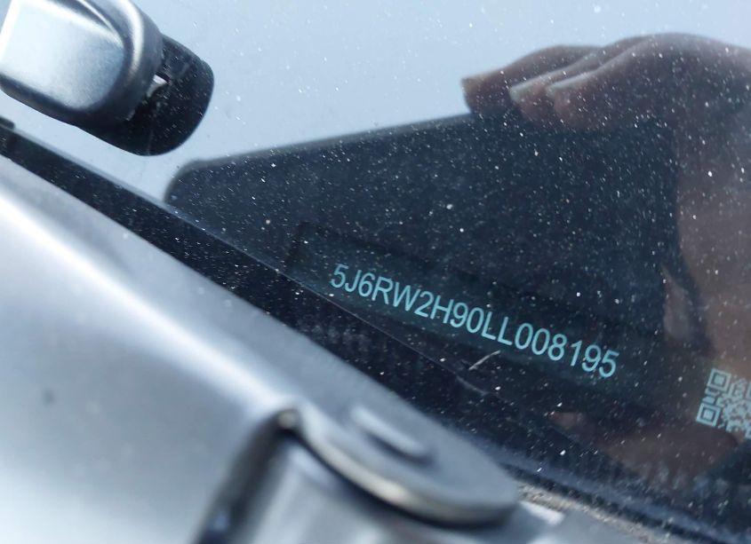 Photo 9 of 2020 Honda Cr-v AWD TOURING (VIN 5J6RW2H90LL008195)