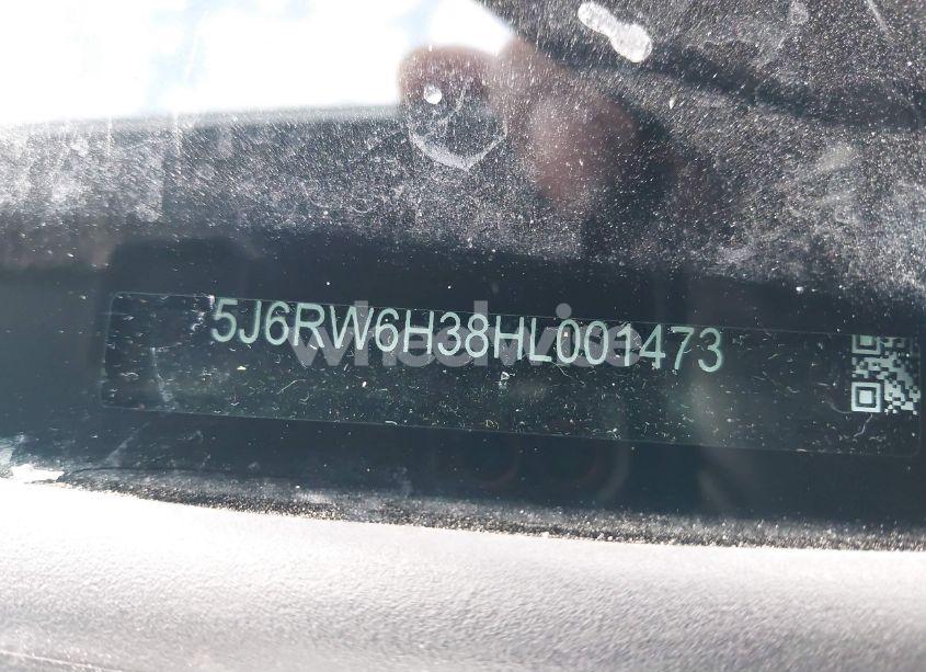 Photo 9 of 2017 Honda Cr-v LX (VIN 5J6RW6H38HL001473)