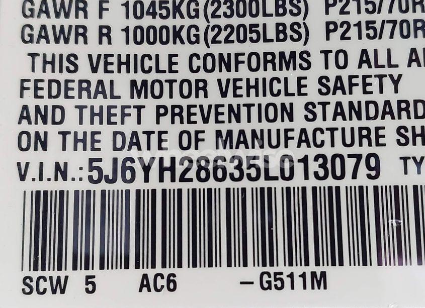 Photo 9 of 2005 Honda Element EX (VIN 5J6YH28635L013079)