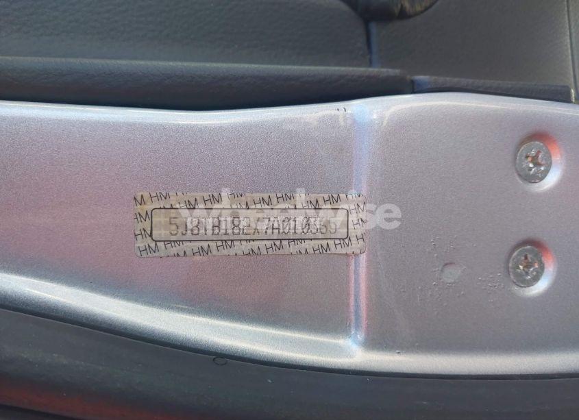 Photo 9 of 2007 Acura Rdx (VIN 5J8TB182X7A010365)