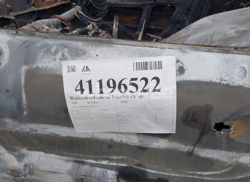 Photo 9 of 2008 Acura Rdx TECH PKG (VIN 5J8TB18578A009220)