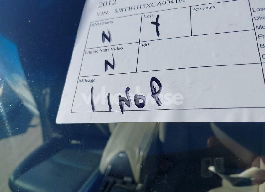 Photo 16 of 2012 Acura Rdx (VIN 5J8TB1H5XCA004165)