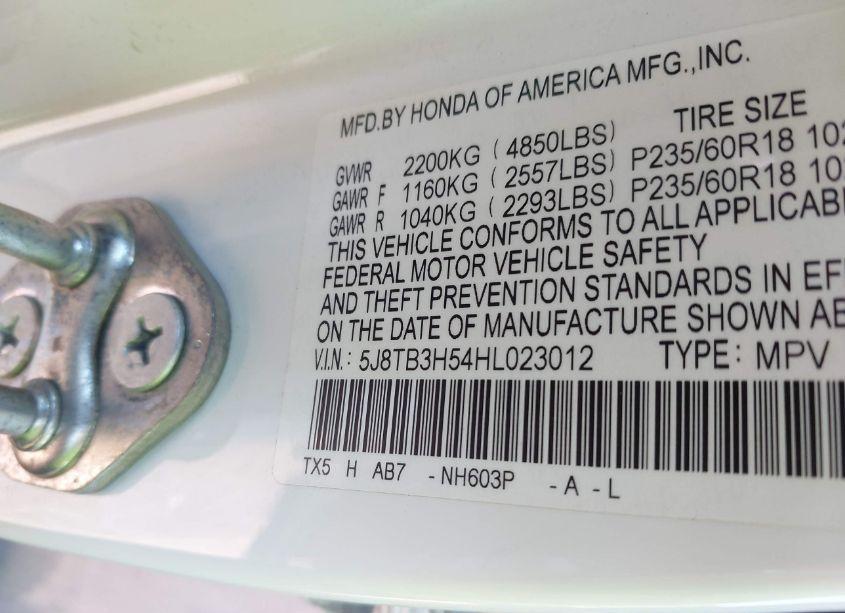 Photo 9 of 2017 Acura Rdx TECHNOLOGY ACURAWATCH PLUS PACKAGES/W/TECHNOLOGY PACKAGE (VIN 5J8TB3H54HL023012)