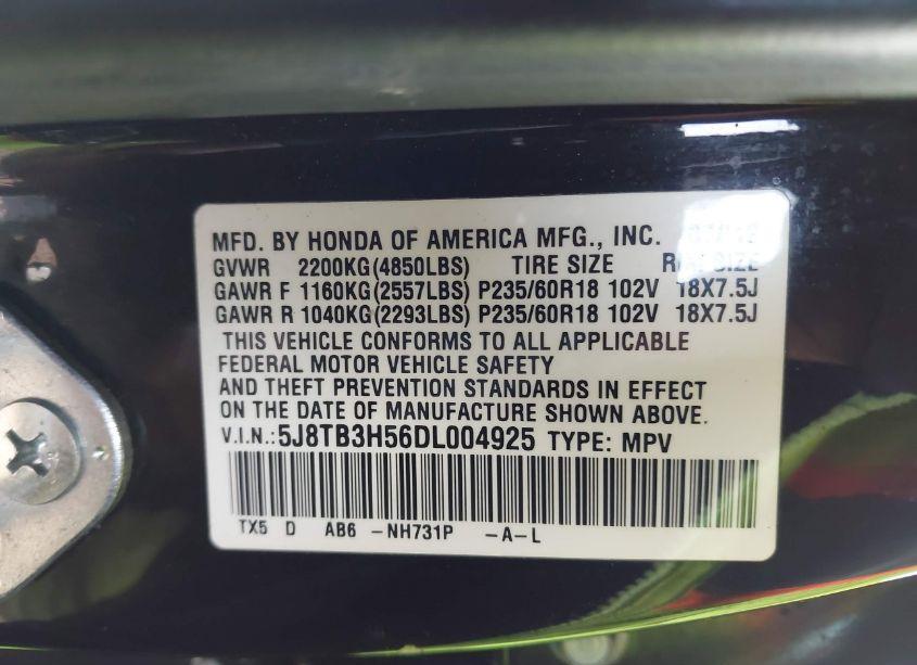 Photo 9 of 2013 Acura Rdx (VIN 5J8TB3H56DL004925)