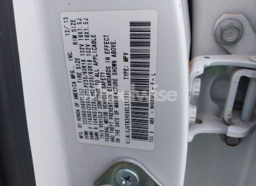 Photo 9 of 2014 Acura Rdx (VIN 5J8TB3H56EL013755)