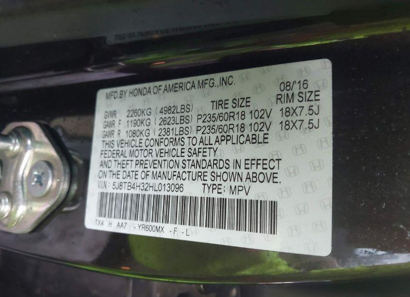 Photo 9 of 2017 Acura Rdx ACURAWATCH PLUS PACKAGE (VIN 5J8TB4H32HL013096)