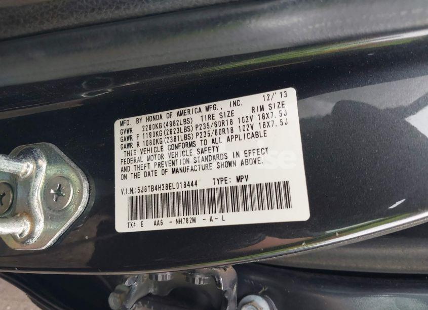 Photo 9 of 2014 Acura Rdx (VIN 5J8TB4H38EL018444)