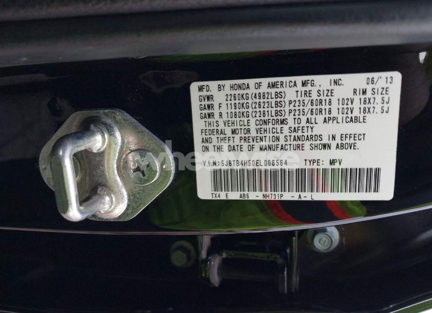 Photo 9 of 2014 Acura Rdx (VIN 5J8TB4H50EL006564)