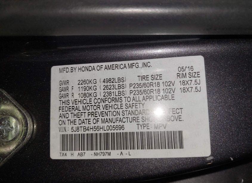 Photo 9 of 2017 Acura Rdx TECHNOLOGY ACURAWATCH PLUS PACKAGES/W/TECHNOLOGY PACKAGE (VIN 5J8TB4H56HL005696)