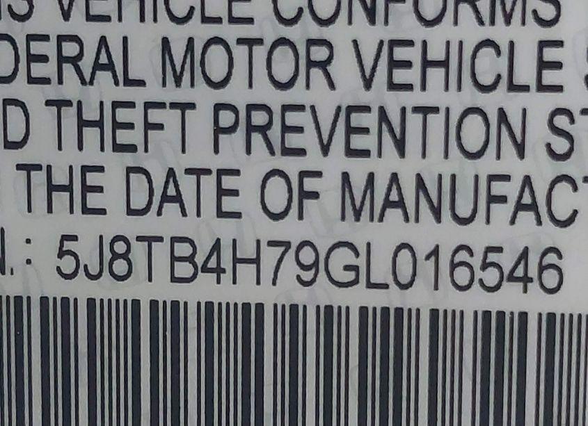 Photo 9 of 2016 Acura Rdx ADVANCE PACKAGE (VIN 5J8TB4H79GL016546)