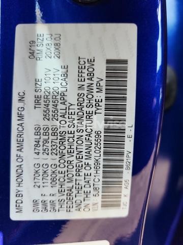 2019 ACURA RDX A-SPEC N/A (VIN 5J8TC1H69KL025596) main photo