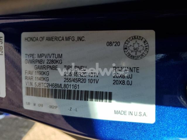 Photo 4 of 2021 ACURA RDX A-SPEC N/A (VIN 5J8TC2H50ML035255)