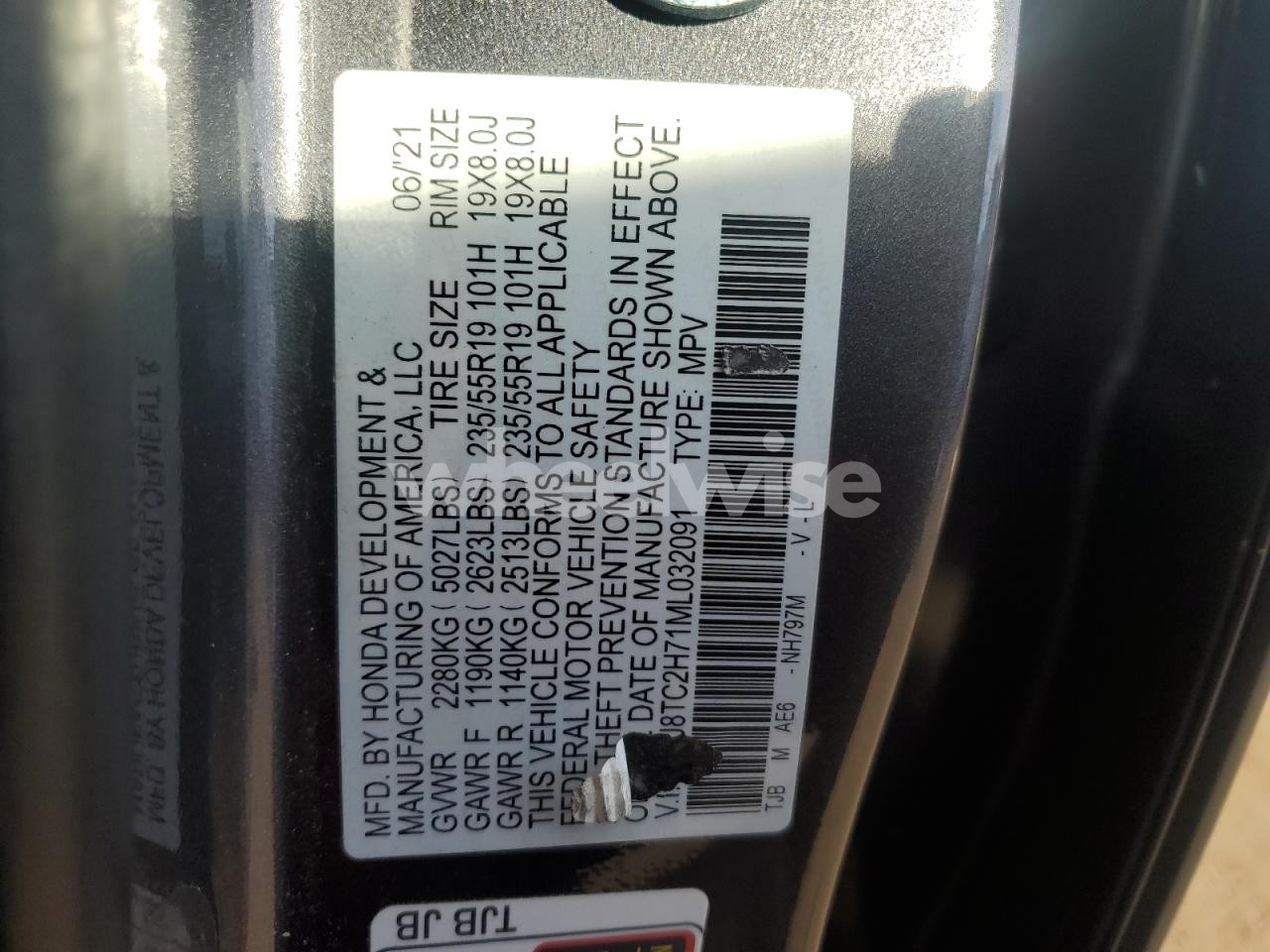 Photo 13 of 2021 ACURA RDX ADVANCE N/A (VIN 5J8TC2H71ML032091)